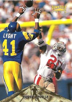 Derek Loville San Francisco 49ers 1996 Pinnacle NFL #145
